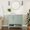 Flash Furniture Vega 36 Inch Vanity w/Sink, Storage Cabinet w/Soft Close Doors, Open Shelf and 3 Drawers, Sage FS-VEGA36-KD-SG-GG - alternate 1